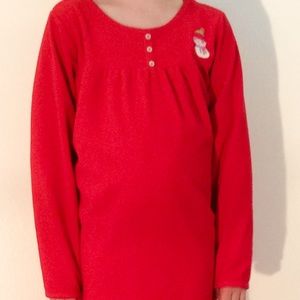 Girls fleece nightgown